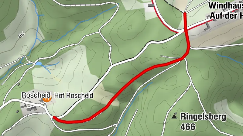 Zugangsweg Sauerland-Höhenflug: Von Attendorn-Roscheid zum Sauerland-Höhenflug