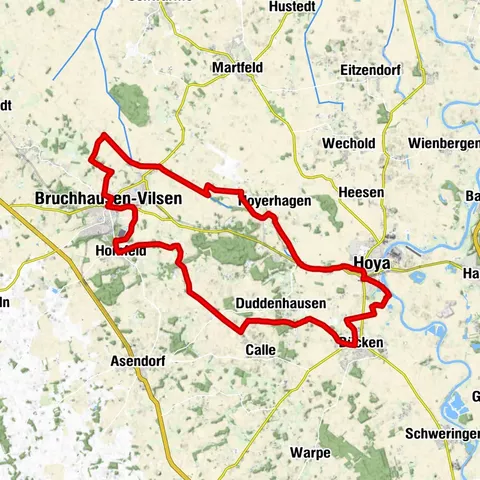 Meliorations-Tour (Rote Strecke)