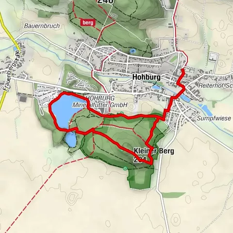 Georoute Kleiner Berg Hohburg