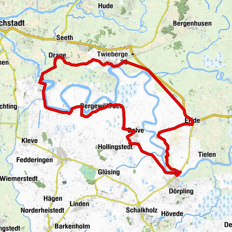 Kleeblatt-Routen: Bargener Fähre-Route