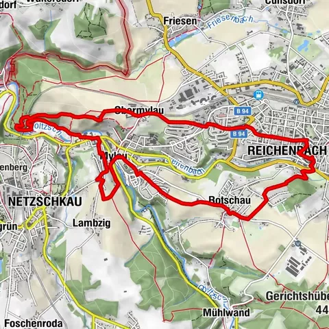 Wanderweg "Zur Göltzschtalbrücke"