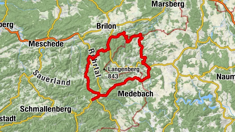 Mit dem Rennrad zum Diemelsee