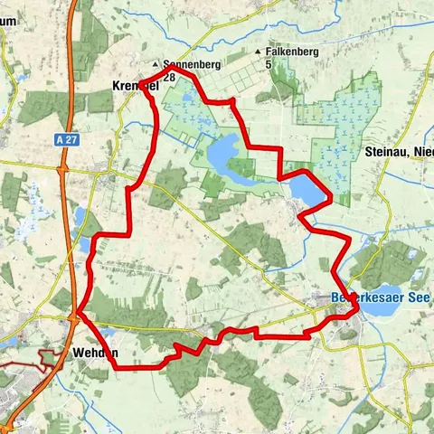De Hölter - Radrundweg durch die Wälder