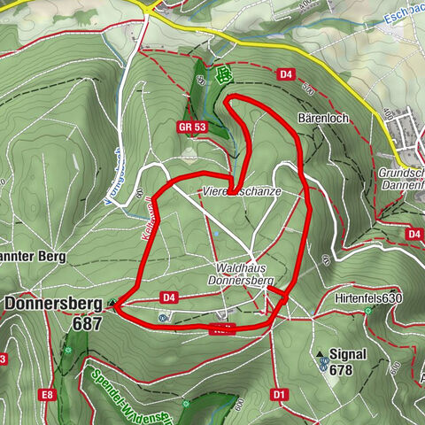Keltenweg auf dem Donnersberg