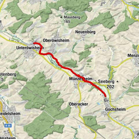 Natur-Erlebnis-Pfad auf dem Kraichradweg