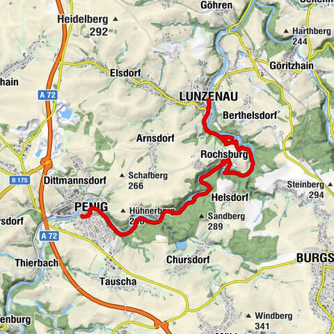 Via Porphyria - Etappe 6 (Penig - Lunzenau)