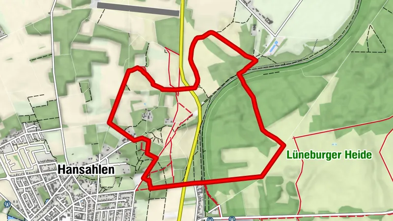 Landschaftsschutzgebiet Höpen in Schneverdingen über 31L und 33M