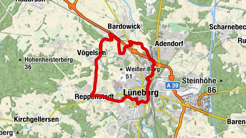 Entlang der mittelalterlichen Lüneburger Landwehr