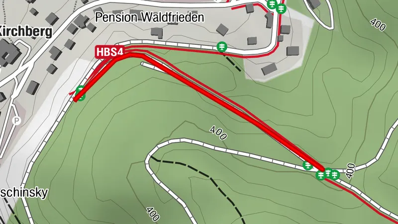 Verbindung Kirchtal-Südharzloipe - Bad Lauterberg
