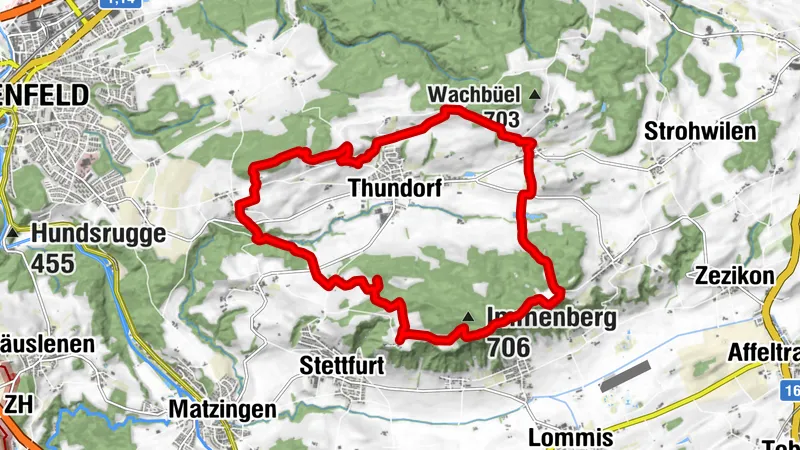 Thundorf-Runde, Thurgau/Schweiz