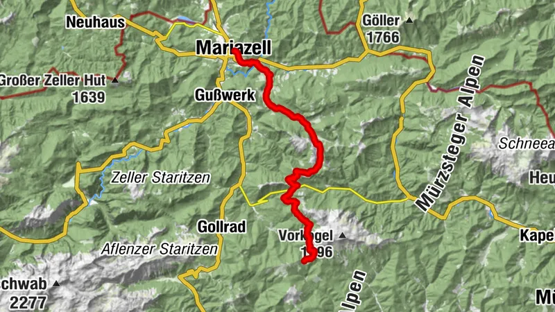 Fußwallfahrt Mixnitz - Mariazell | Etappe 3