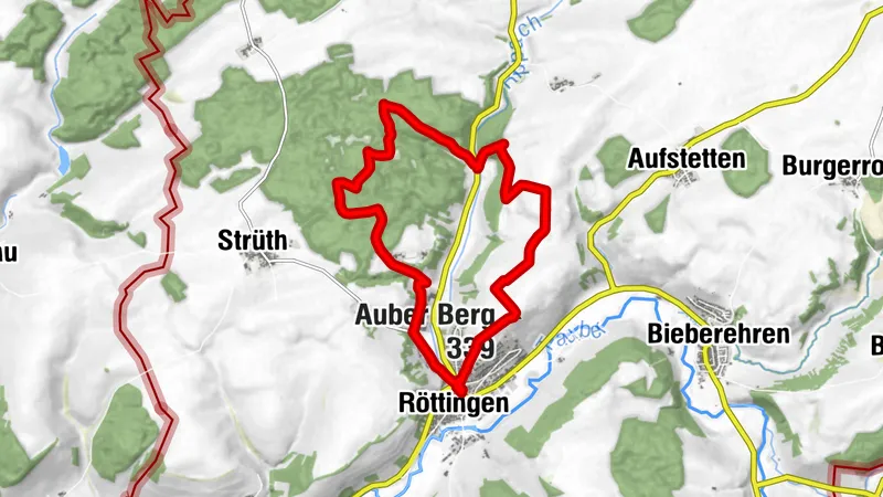 Schönstheimer Wald mit Burgstall Schönstein