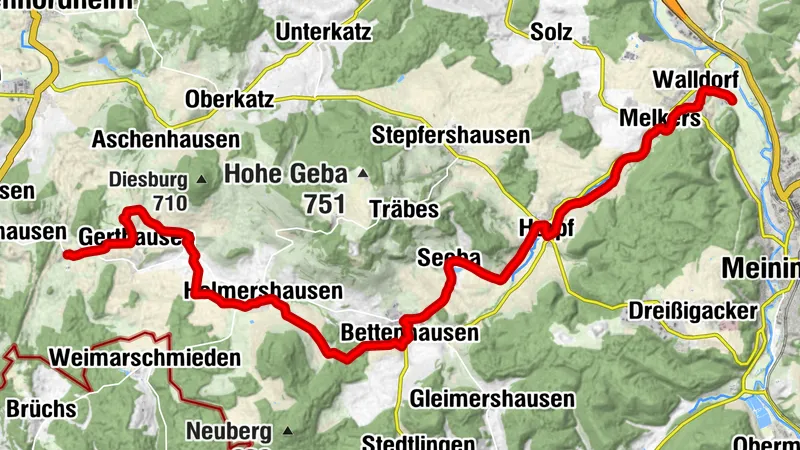 Herpftal cycle path