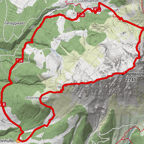 Filzmoos: Rötelstein (Rettenstein)