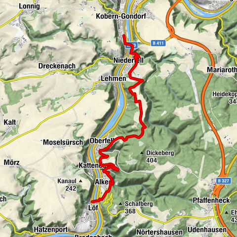 Moselsteig Stage 22: Löf – Kobern-Gondorf