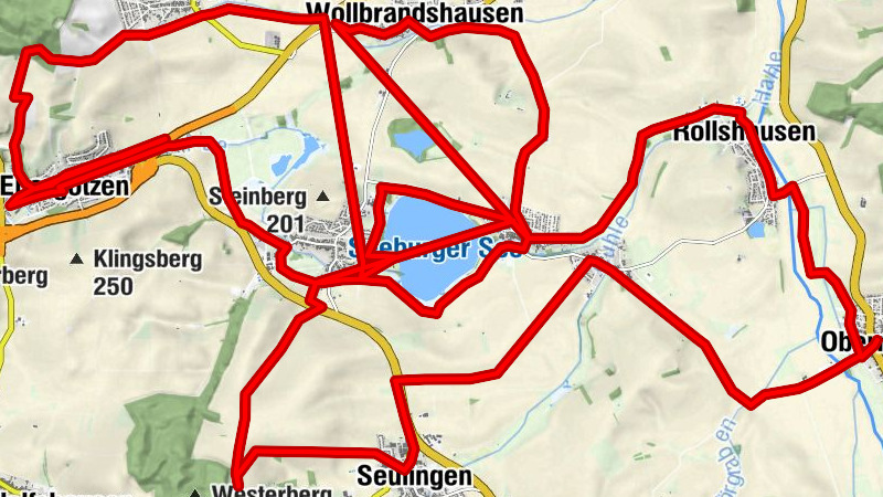 EICHSFELDER GOLD (Abwechslungsreiche Radttour durch fruchtbares Land)