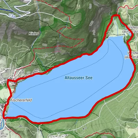 Altaussee: Seeumrundung