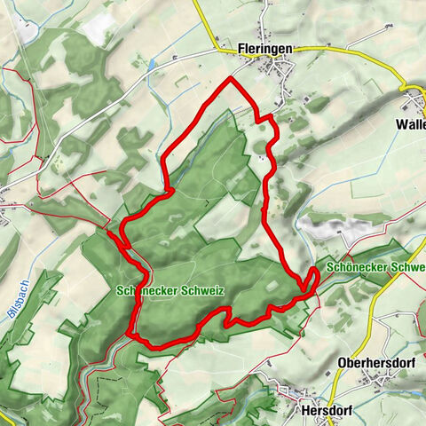 Sehr ruhige Wanderung