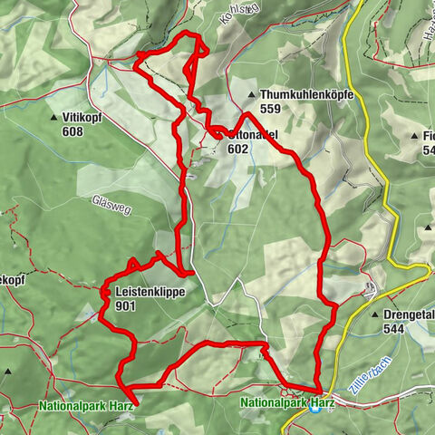 Harzer Wandernadel 5 Stempeltour, HWN 27,28,15,17,174