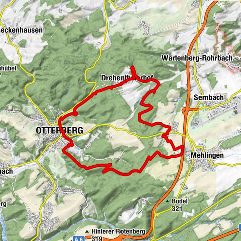 Otterberg - Hinkelsteinweg (Southern Route)