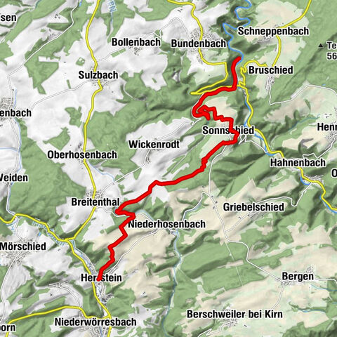Saar-Hunsrück Climb - 14th Leg: Herrstein - Forellenhof Reinhardtsmühle