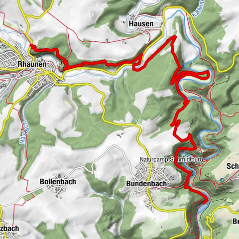 Saar-Hunsrück-Steig - 15th stage: Forellenhof Reinhardtsmühle - Rhaunen