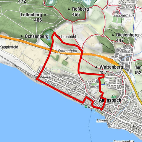 Discover Allensbach - Circular route with panoramic view over the lake