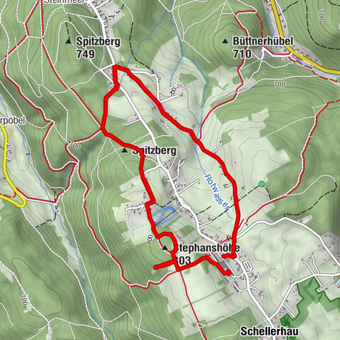 Ahorn Waldhotel- Stephanshöhe-Bärenfels - und retour, Deutschland Altenberg im Erzgebirge, Deutschland