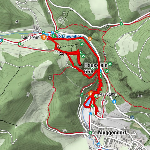 Gutensteiner Alpen: Myrafälle und Hausstein