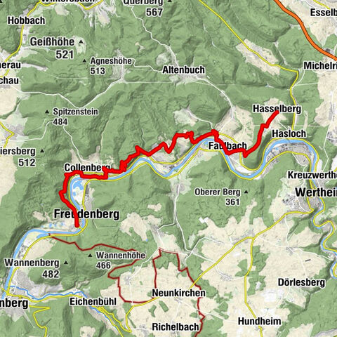 Franconian Mary’s Way in the southern Spessart