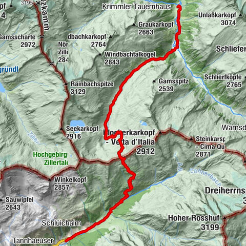 Krimmler Tauern (crossing)
