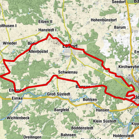 Rundtour Uelzen - Ellerndorfer Heide
