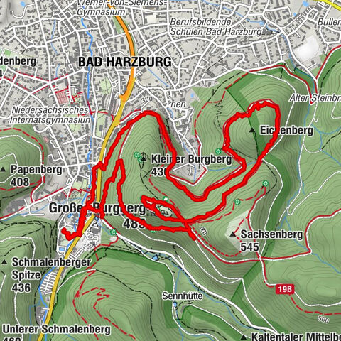 Bad Harzburg zur Bergstation und zurück