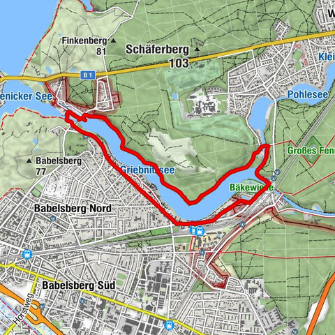 Wanderung um den See