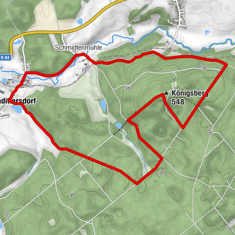 Rund um den Königsberg bei Schleiz