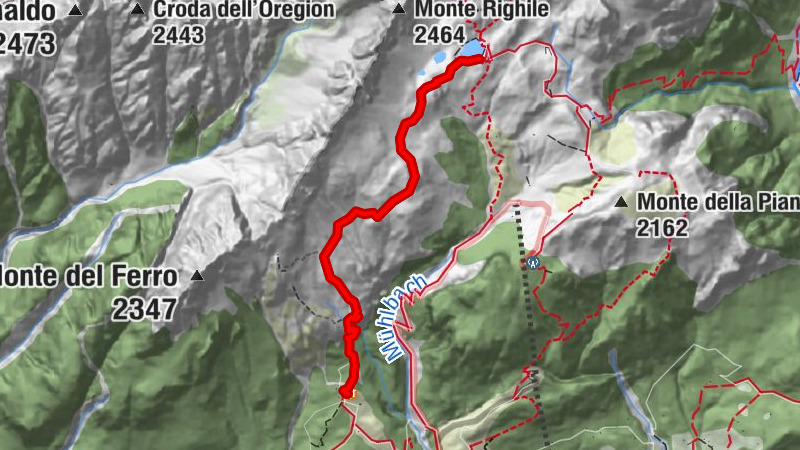 26 OLBE LAKES from Rifugio Monte Ferro - Sappada