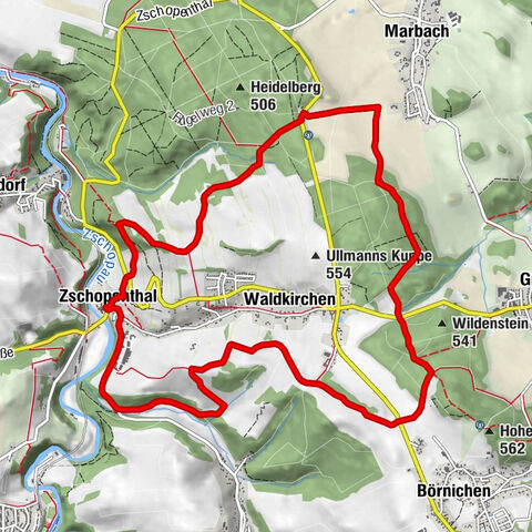 Waldkirchen circular hiking trail